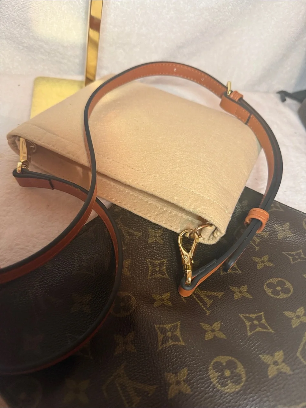 LOUIS VUITTON Monogram Poche Toilette 26 with strap and insert